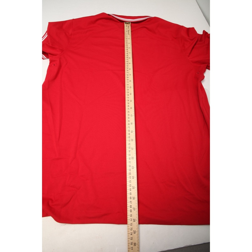 Nike Golf Polo Shirt Mens Large Red Dri-FIT Tour Performance 749976-687 - Picture 9 of 10